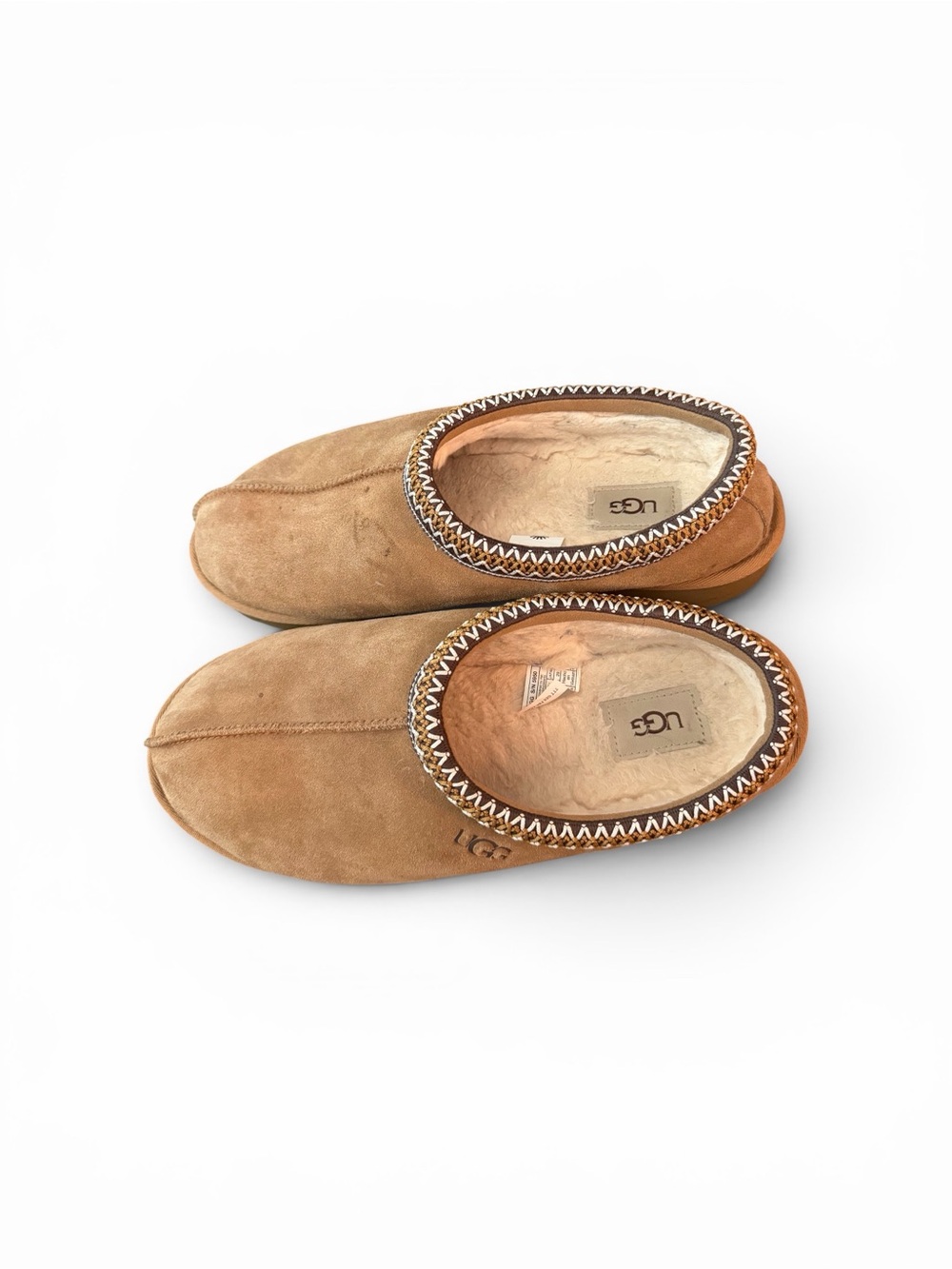 UGG Mens Tasman Chestnut Tan Suede Slip-On Slippers 11